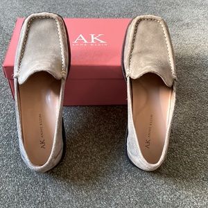 Ann Klein suede loafers